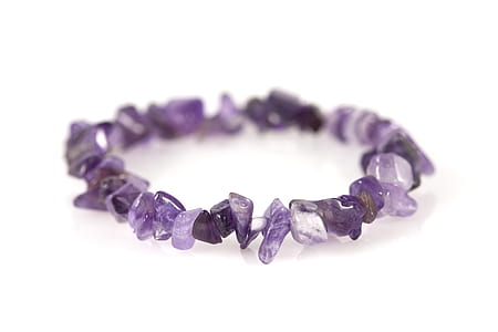 purple beaded bracelet thumbnail