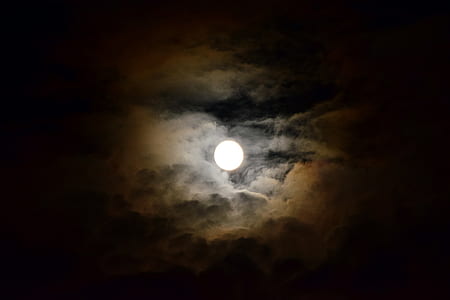 moon during night thumbnail