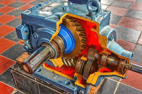 photo of gray and brown electric motor thumbnail