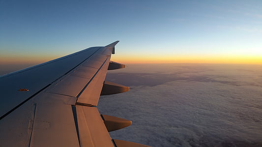 gray airplane wing thumbnail