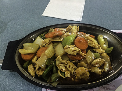 Chicken Stir Fry in a skillet thumbnail