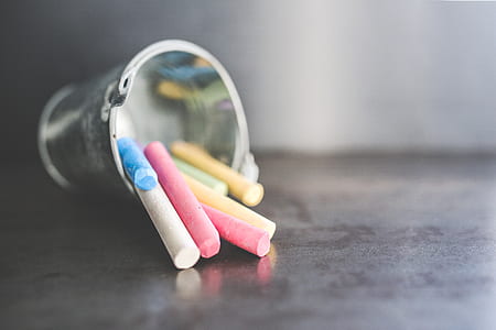 Bucket Of Multi Colored Chalk thumbnail