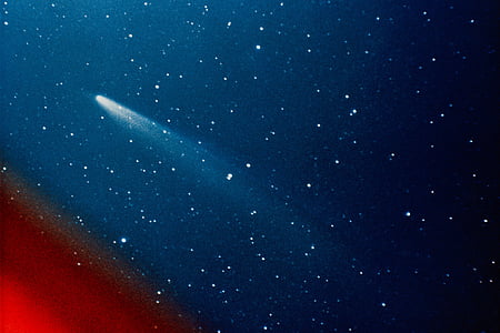 comet in galaxy illustration thumbnail
