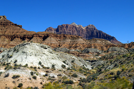 Rock formations and landscape of Zion National Park, Utah thumbnail