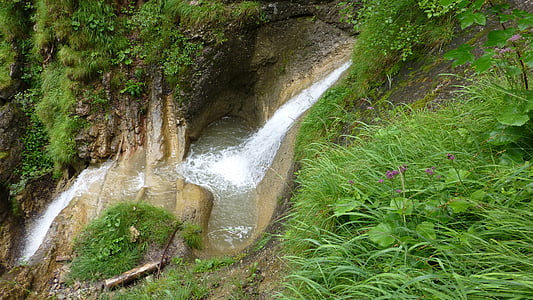 water falling from mountain thumbnail