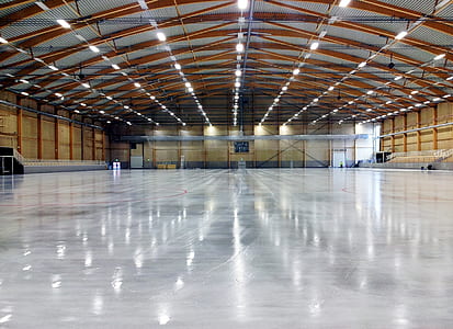 empty ice hockey field thumbnail