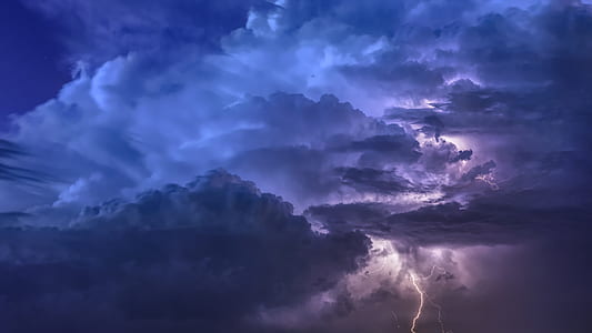 lightning bolt during nighttime thumbnail