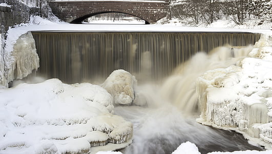 river covered by snow thumbnail