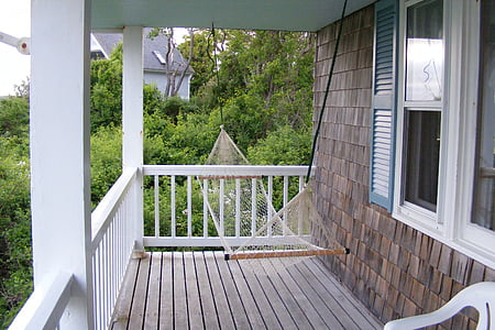 white hammock in porche thumbnail