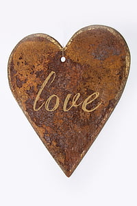 heart shape brown love signage thumbnail