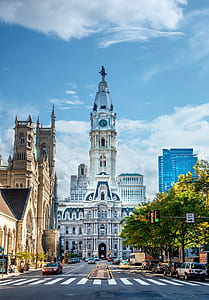 photo of white cathedral beside the street thumbnail