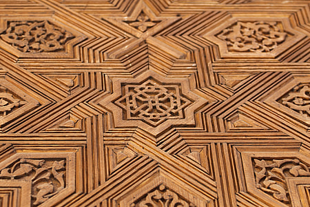 brown wood carved panel thumbnail