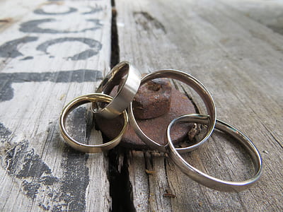 silver-colored rings on floor thumbnail