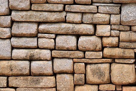 close view of brown brick wall thumbnail