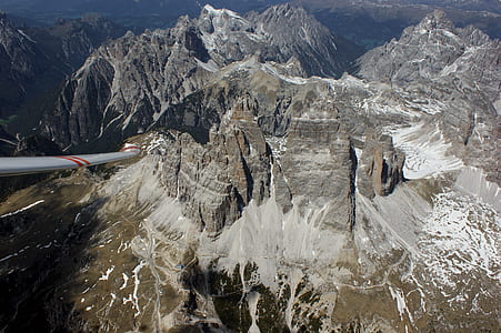 aerial view of mountain thumbnail