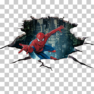 Spider-Man Sticker 3D computer graphics, 3D Design Videos, Spider-Man PNG clipart
