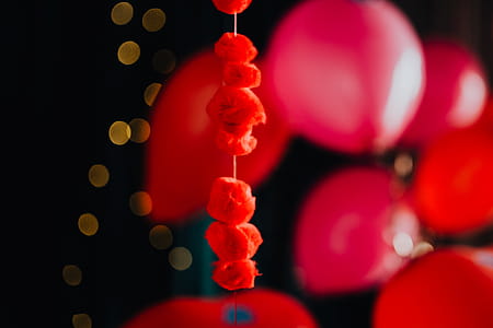 Red Balloons and Decorations for Valentine's Day thumbnail