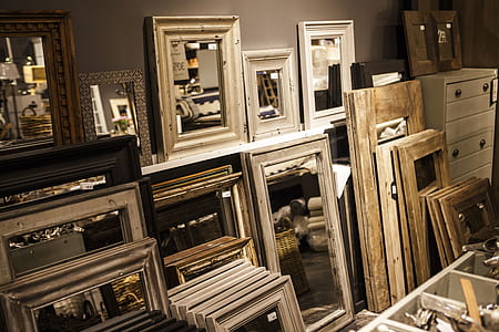 wood, glass, vintage, room thumbnail