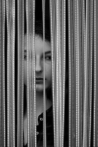 greyscale photo of woman in black button-up top thumbnail