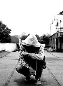 black-and-white, city, fashion, man thumbnail