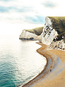 White Cliffs of Dover beside a body of water thumbnail
