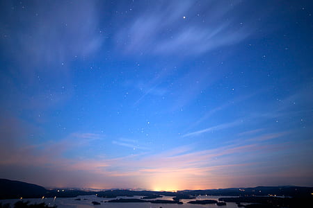 sky, sunset, stars thumbnail