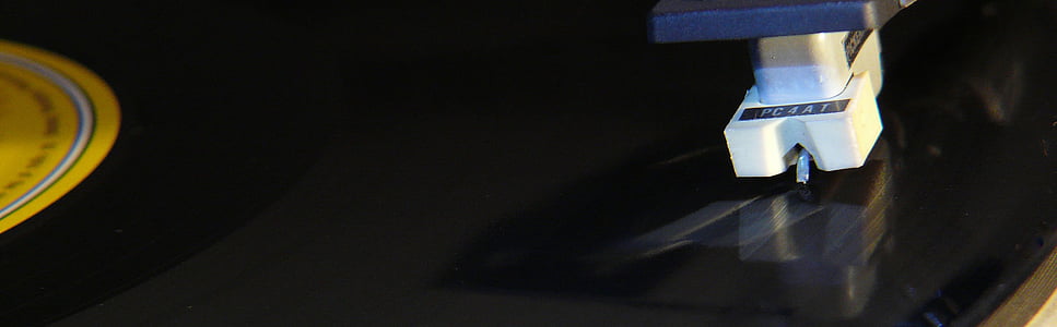 black vinyl record thumbnail