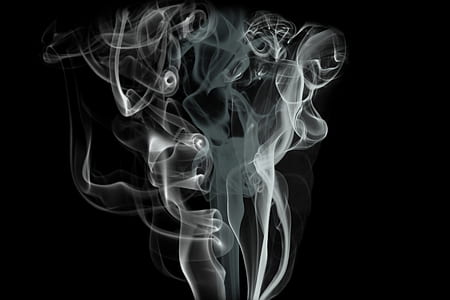 smoke on air with black as background thumbnail