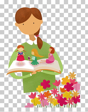 Teachers Day Banner Poster Cartoon Girl Png Clipart Free