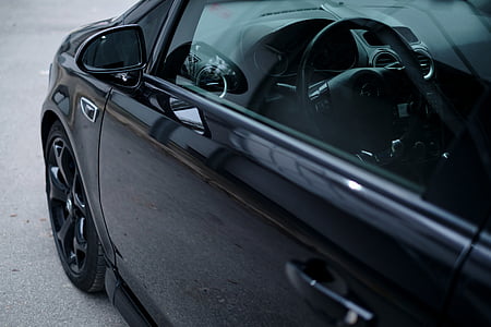 closed black vehicle door thumbnail