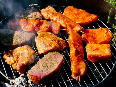 grilled marinated meat during daytime thumbnail