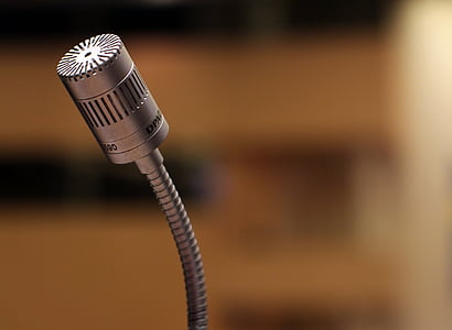 grey table microphone closeup photography thumbnail