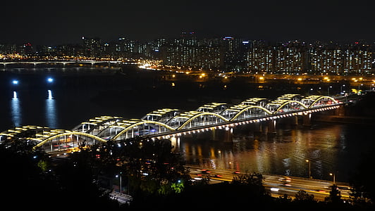 bridge an city during nighttime thumbnail