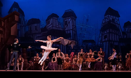 ballerina dancing in stage thumbnail