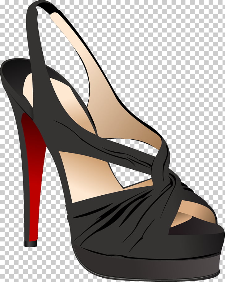 flat black heels