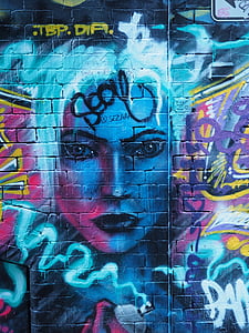female face wall paint thumbnail