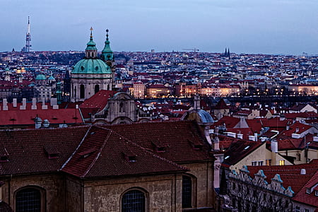 high-angle photography of city thumbnail