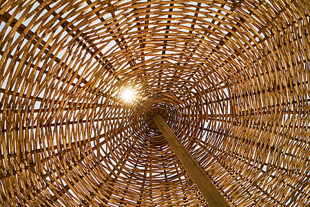 Low Angle Photography of Brown Wicker Cover thumbnail