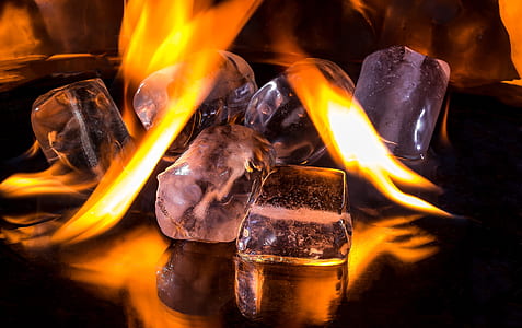 burning ice illustration thumbnail