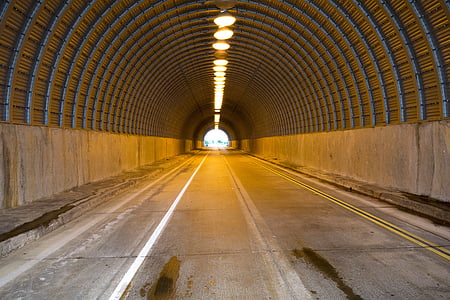 gray concrete tunnel road thumbnail