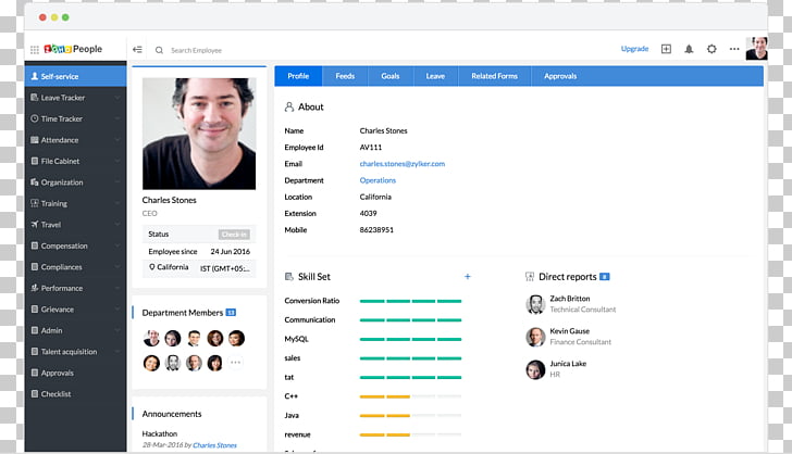 human resource management system zoho corporation human human resources software free