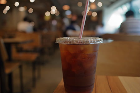 beverage with ice on table thumbnail