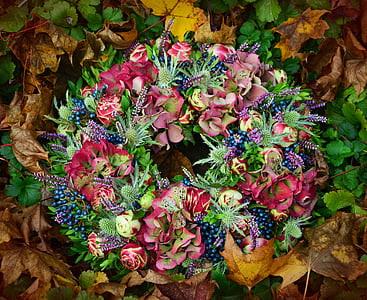 photo of green and multicolored flower wreath thumbnail