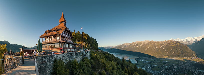 landscape, mountains, nature, sky thumbnail