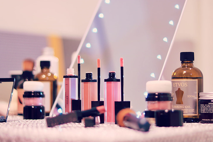 closed up photo of assorted cosmetic products