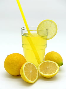 clear glass cup filled with lemon juice thumbnail