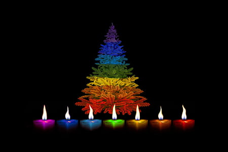 assorted-color candles thumbnail