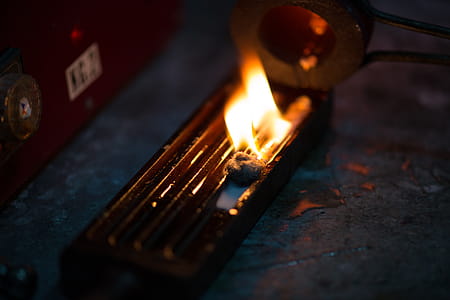 Black Ornament With Fire thumbnail
