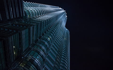 low-angle photography of high-rise building thumbnail