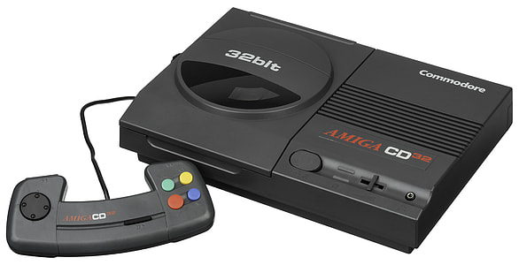 black Commodore Amiga CD 32 thumbnail